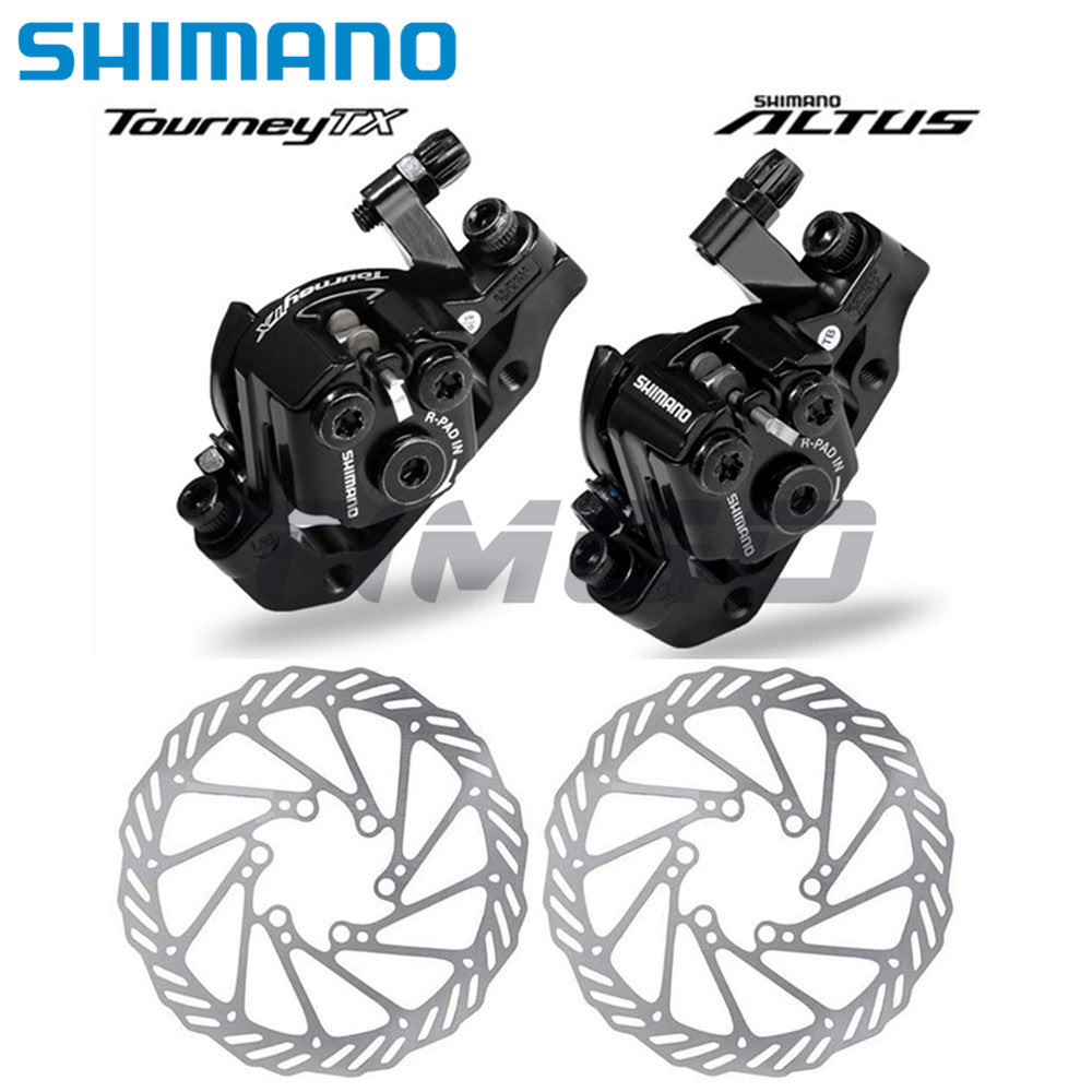 Shimano TourneyTX Altus BR-TX805 M375 MTB Mountain Bike Pinça De Freio A Disco Mecânico G3 Rotor AVID BB5