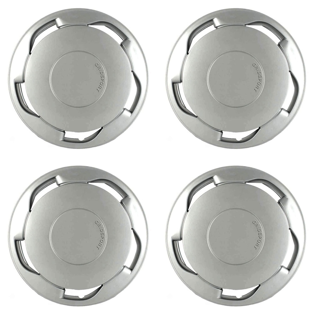 Calota Aro 14" cor Prata Modelo Orbital (Jogo c/ 4 Calotas) Grid - 100AR-PTA-E