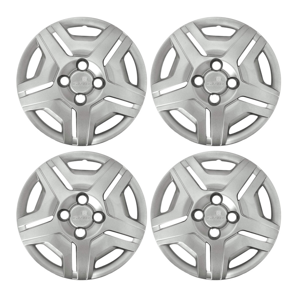 Calota Aro 14" Prata Chevrolet Onix / Prisma 2014/16 Joy 2017/18 (Jogo c/ 4) Grid - 194CB-PTA-E