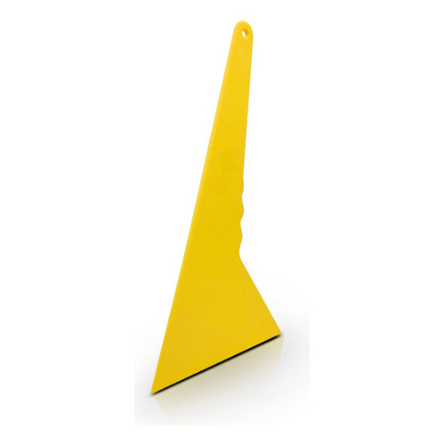 Espátula Batedor Amarela 28cm X 13,8cm Aplicação Insulfilm