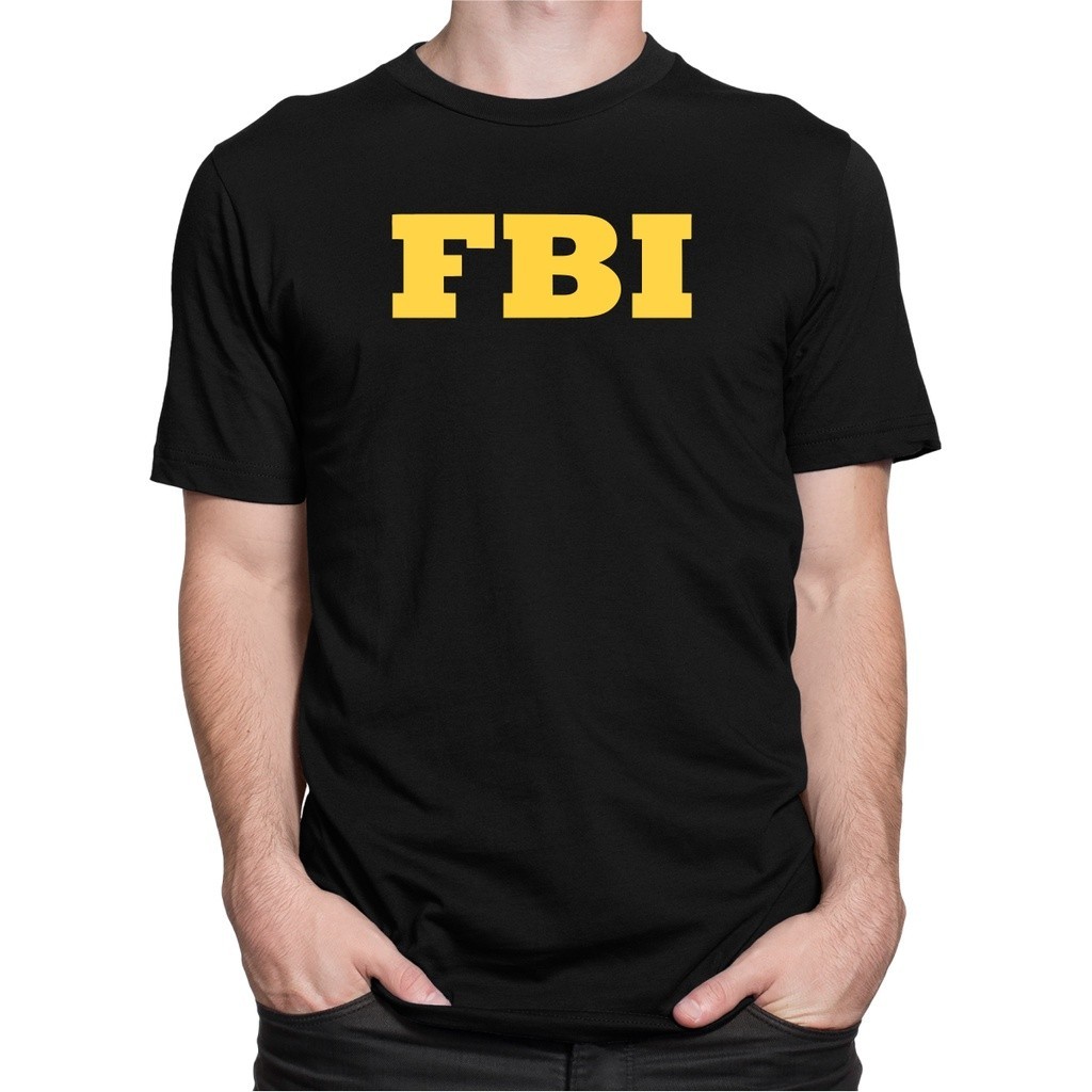 Camiseta Estampa FBI Fantasia Unissex