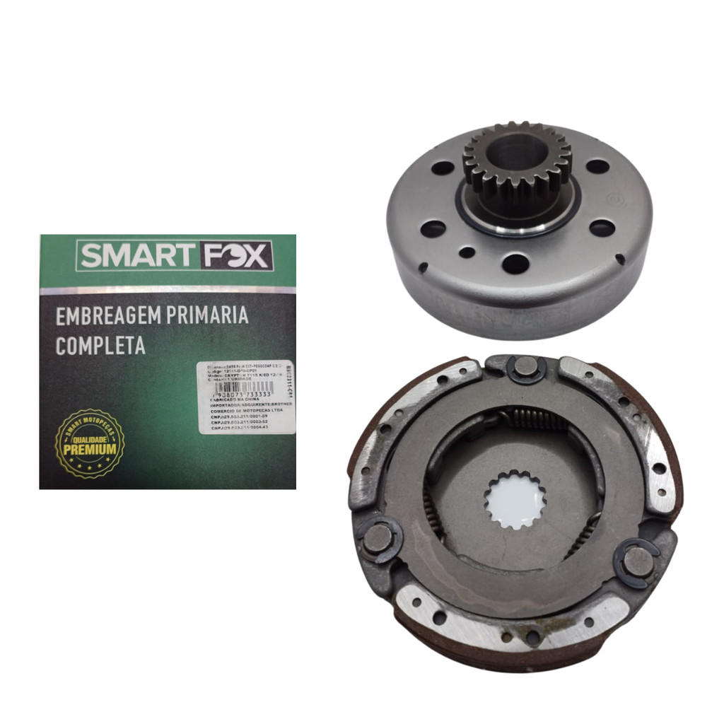 Embreagem Prim Ext  21 Dentes SmartFox Crypton T115 K/ED