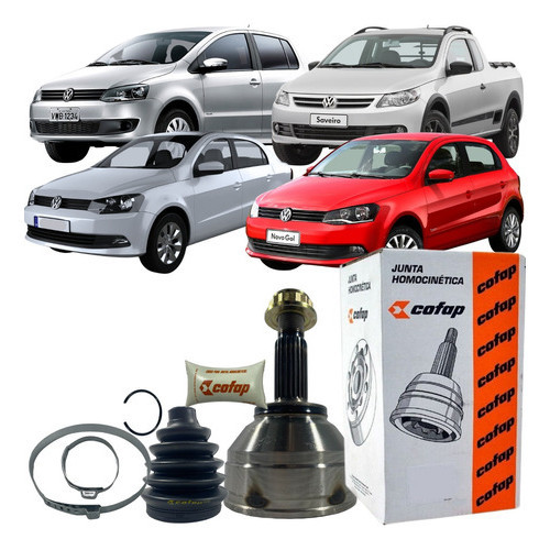 Ponteira Homocinética Cofap Vw Gol Fox Saveiro Voyage