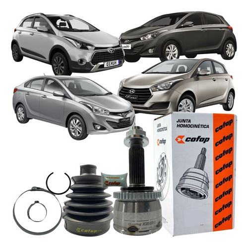 Ponteira Junta Homocinética Cofap Hyundai Hb20 Hb20s Hb20x 22x25 em Oferta na Shopee