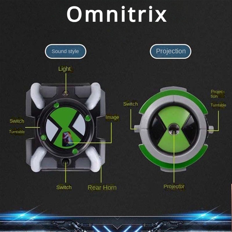 Ben 10 Watch Ultimate Omnitrix Style Projector Relógio Para Crianças Brinquedos Presente Ben10