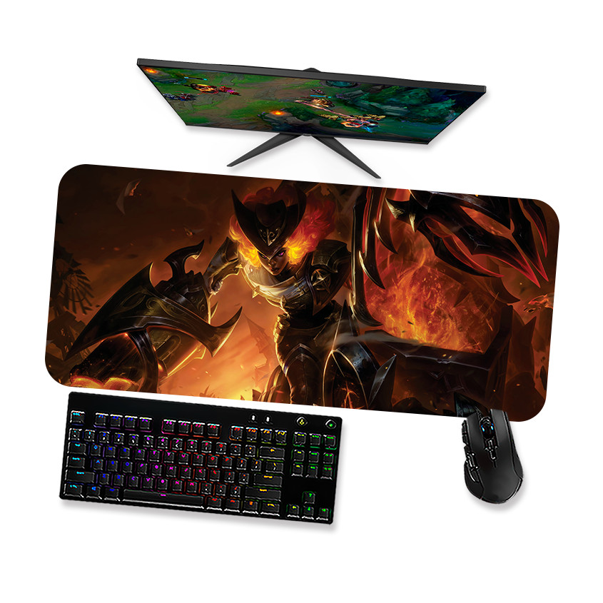 Mousepad Lol Senna Velho Oeste 1 LOL Speed Costurado Mouse pad Gamer 90x40 70x30 80x40 60x40 45x40