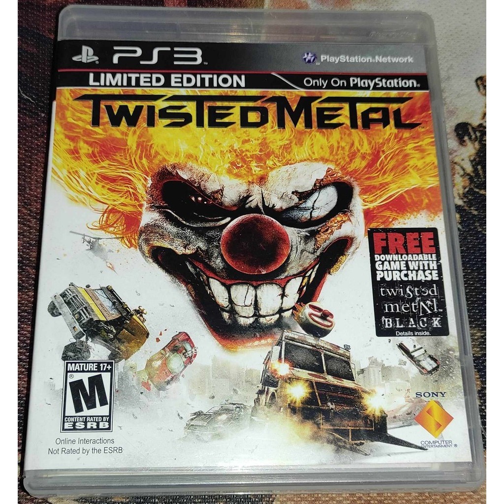 Jogo Twisted Metal Limited Edition  P&s III 3 Mídia Física, usado Play Funcionando 100%
