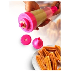 Máquina de Fazer Churros Fácil Caseiro Manual e Pratico Casa