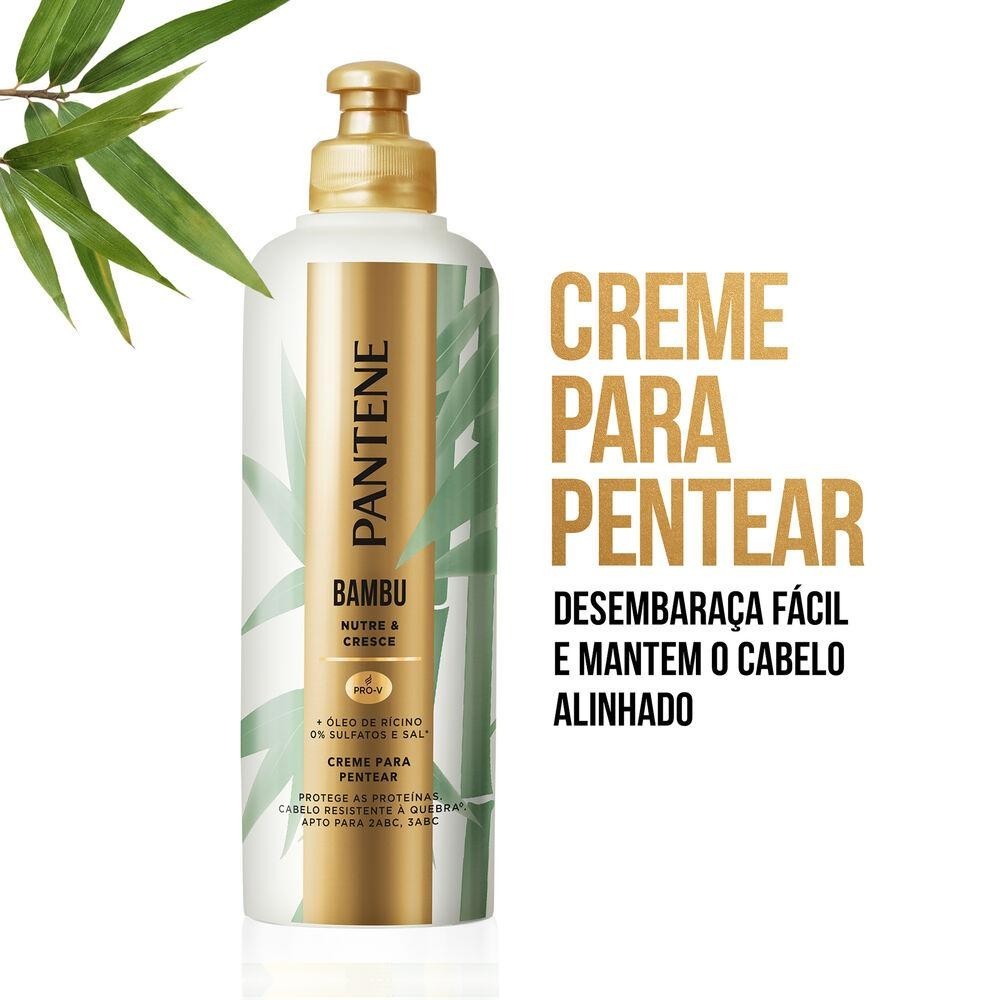 Detalhes do Creme para Pentear Pantene Bambu 240g