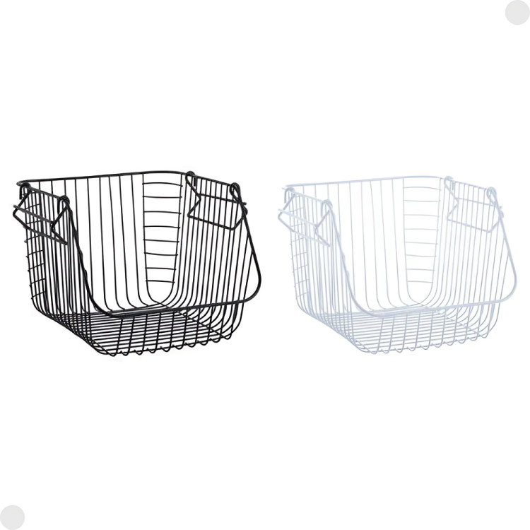 Cesto Organizador Empilhável Quadrado Grande 30070051 - Mor em Oferta na Shopee