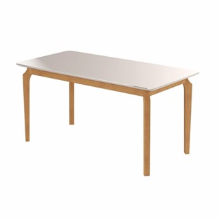 Mesa Candian Sala de Jantar 120 X 0,80 com Vidro 120 em Oferta na Shopee