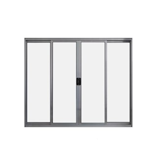 Janela de Alumínio de Correr 100x120cm 4 Folhas Hale Esquadrias Prata em Oferta na Shopee