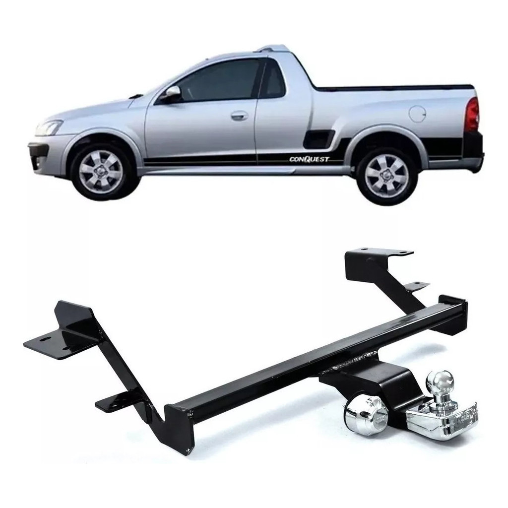 Engate Reboque Rabicho Fixo Gm Montana 2003 A 2010 700 Kg