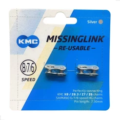 EMENDA DE CORRENTE KMC CL573R 6V / 7V / 8V SILVER / PRATA - POWER LINK - 02 UND