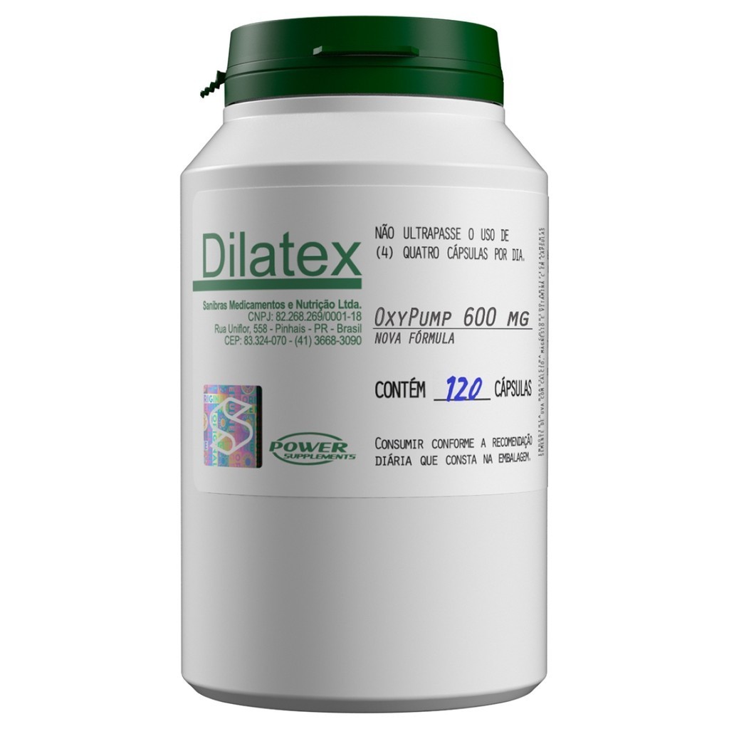Dilatex 120 Caps - Power Supplements - Sanibras