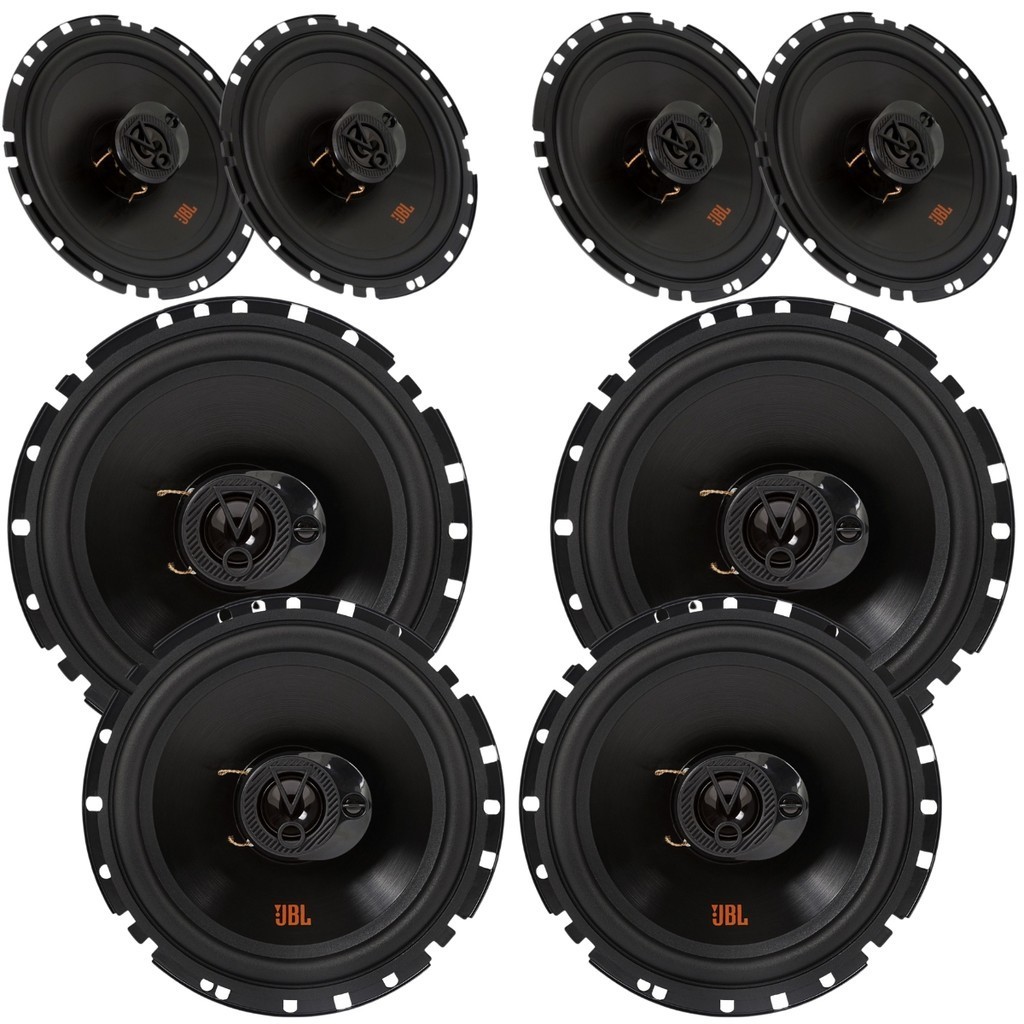 Kit 8 Alto Falantes Triaxiais 6  JBL FLEX4 6TRFX55 330 Watts Rms