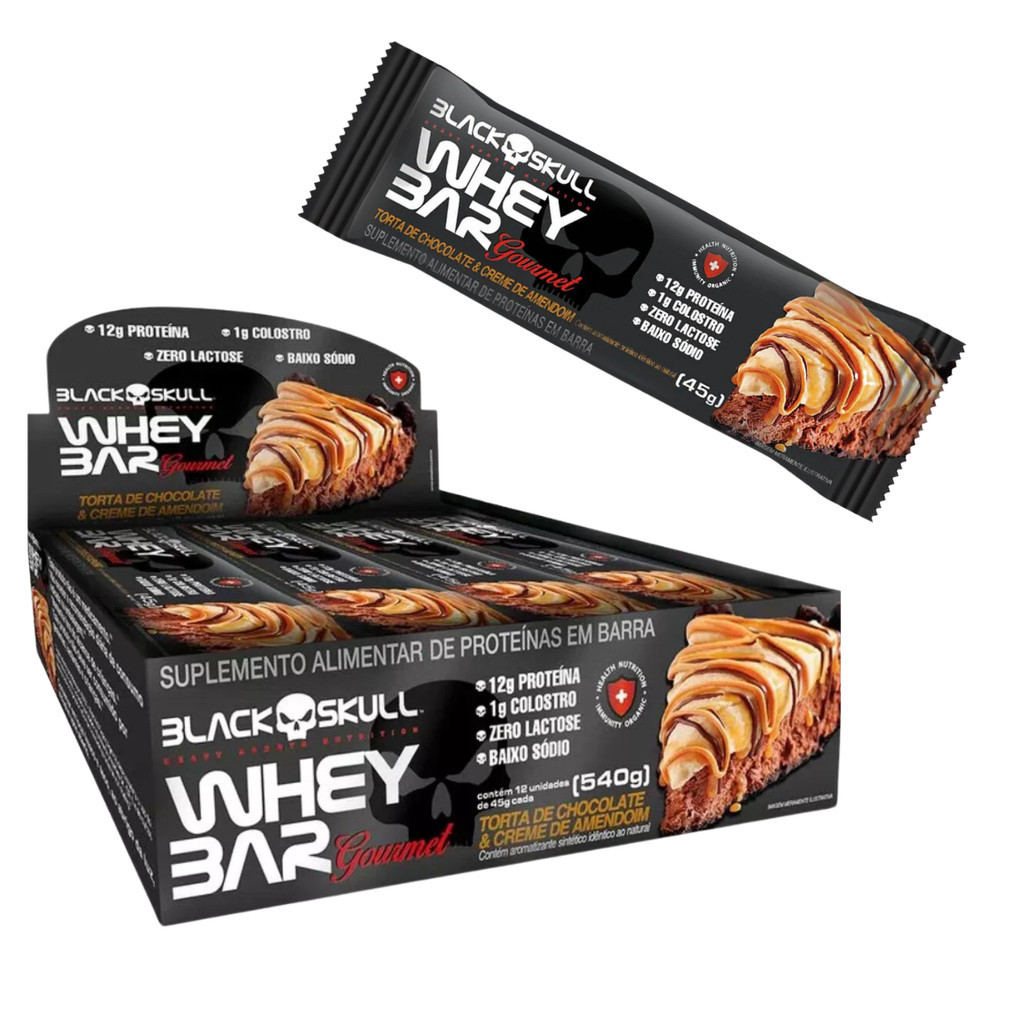 WHEY BAR GOURMET 45G - BLACK SKULL