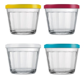 Tigela Nadir Americano Média 4110 com Tampa 350ml Cores Sortidas - Embalagem com 12 Peças em Oferta na Shopee