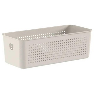 Cesto Caixa 3L Organizador OU Flow Bege 9cm x 12cm x 27cm em Oferta na Shopee