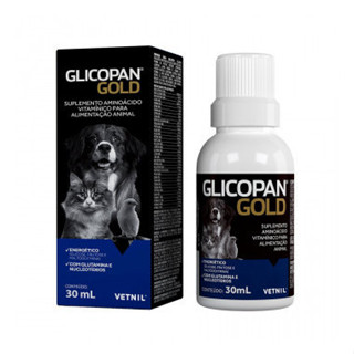 Suplemento Glicopan Gold 30Ml Vetnil para Cães e Gatos em Oferta na Shopee