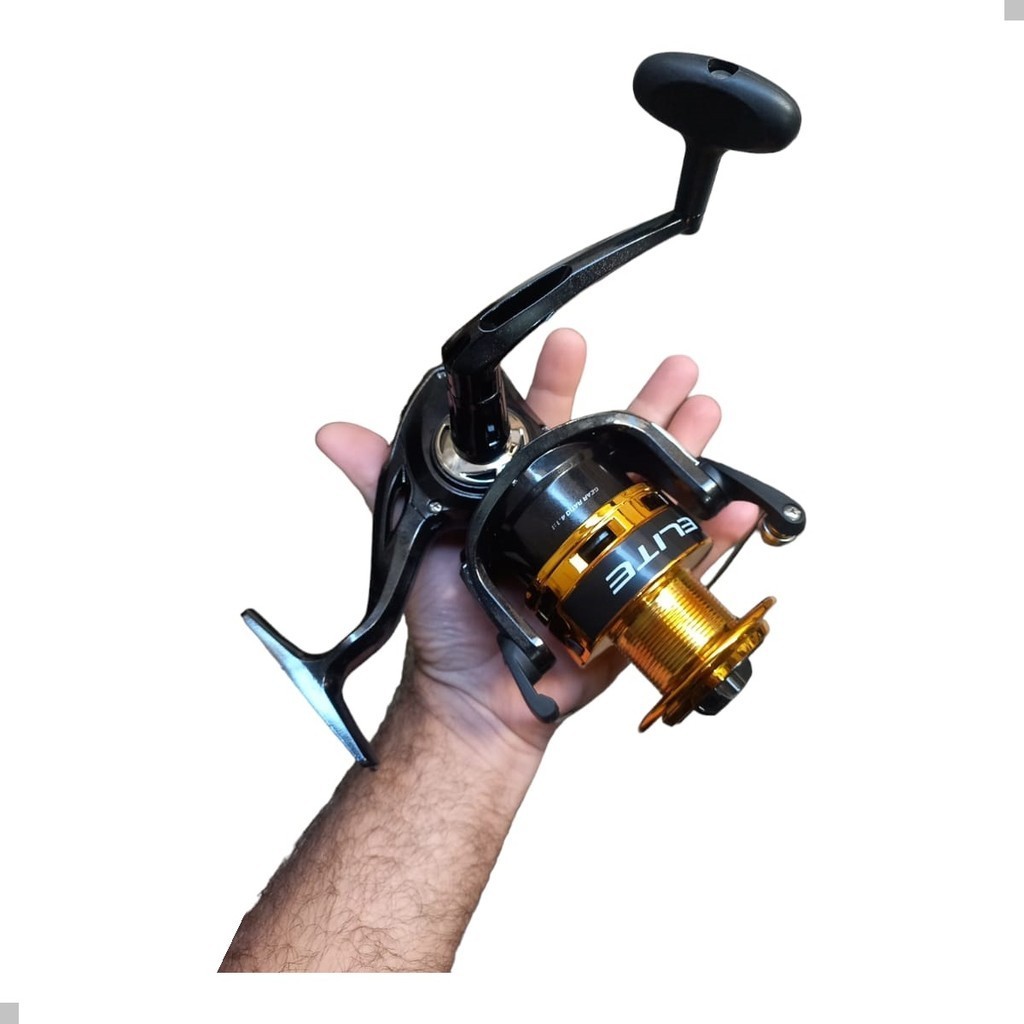 Molinete Elite 6000 Marine p/ pesca Pesada Fricção dianteira