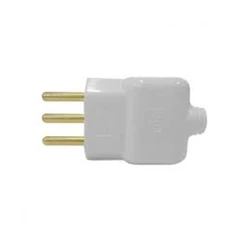 Pino Macho Ilumi 2p+T 20a/250v Cinza - Embalagem c/ 10 unidades