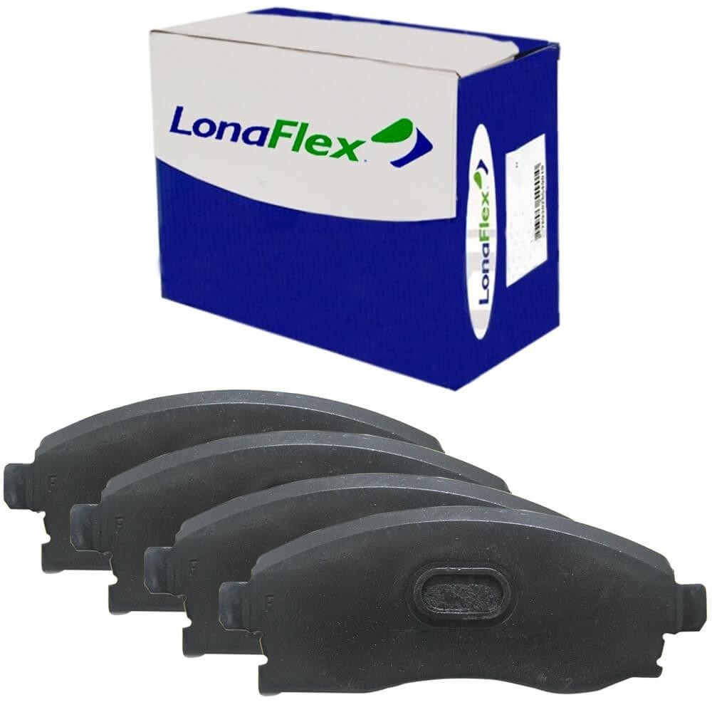 Kit Pastilha Freio Ford F1000 80 A 94 Dianteira Lonaflex