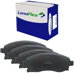 Kit Pastilha Freio Ford F1000 80 A 94 Dianteira Lonaflex