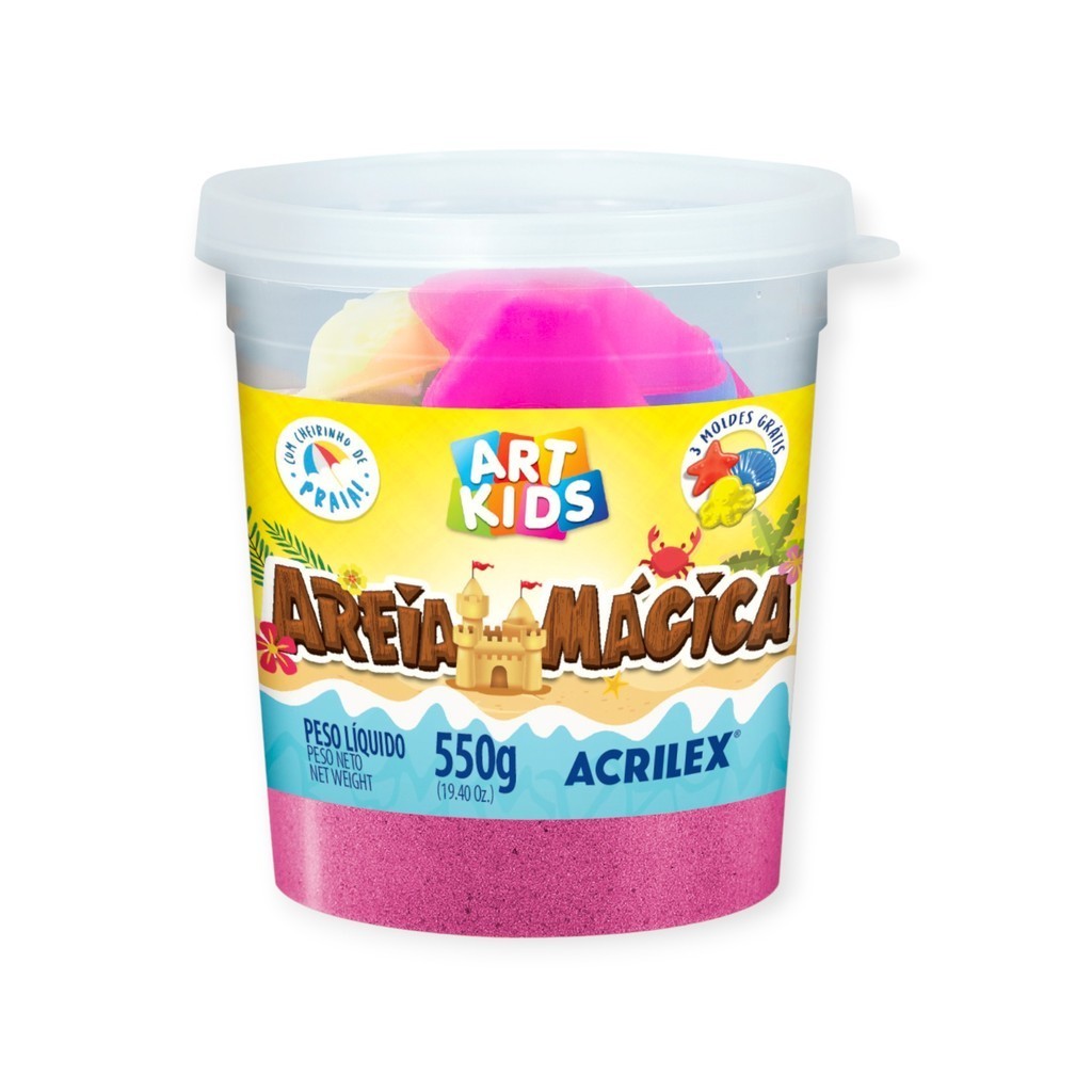 Areia Magica Maravilha 550g Acrilex Art kids