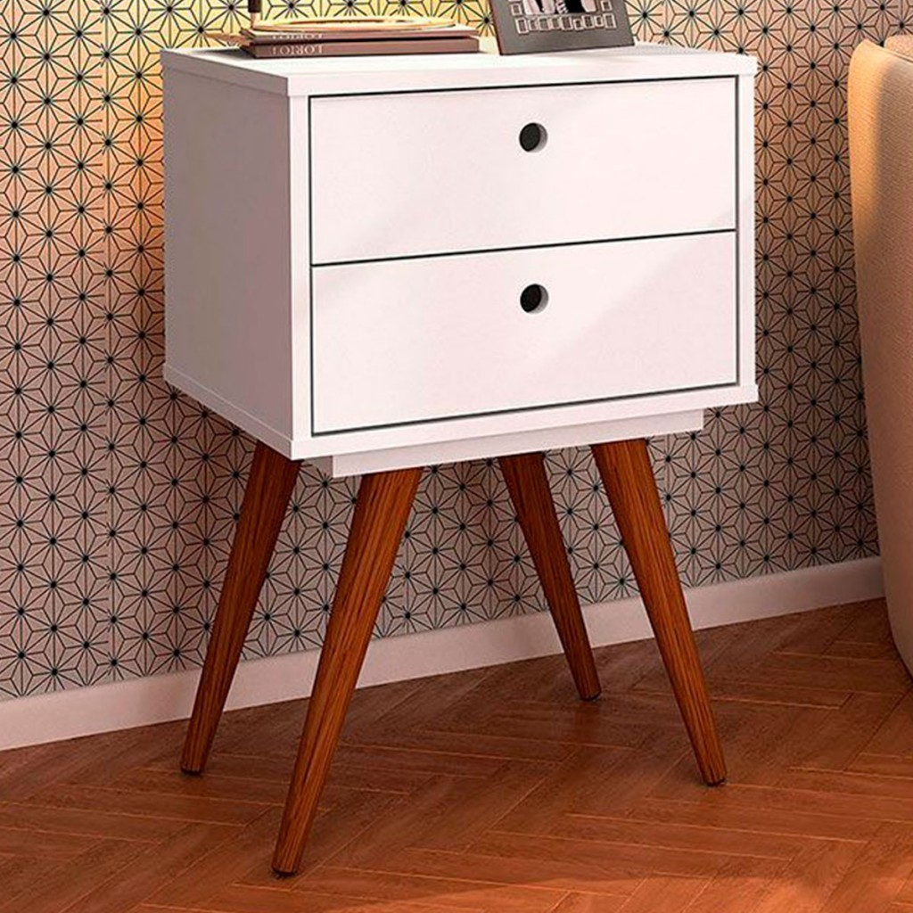 Mesa de Cabeceira 2 Gavetas 10274 - Home & Living