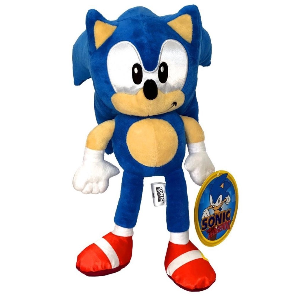 Brinquedo Boneco de Pelúcia do Sonic - 33 centimetros - Candide 3492 em Oferta na Shopee