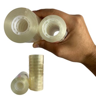 Rolo de Fita Adesiva Pequena Durex Transparente 50 Metros 12mmx50m Pacote C/12 Unidades em Oferta na Shopee