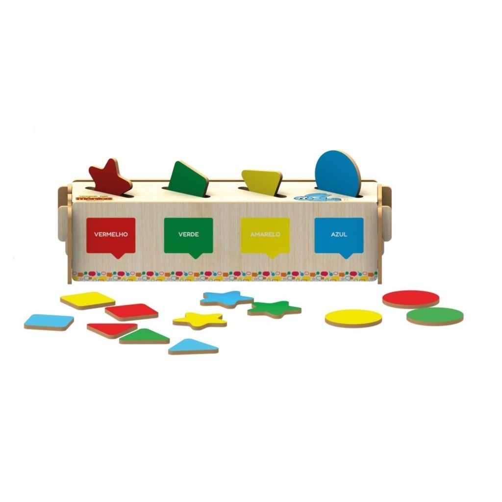 Brinquedo Jogo Separação de Cores e Formas da Turma da Mônica - Xalingo 12987 em Oferta na Shopee