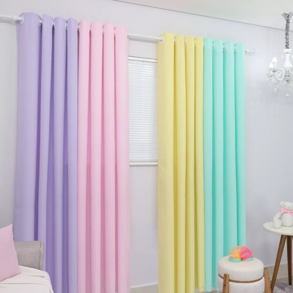 Cortina para Sala Colorida: Onde Comprar | BuscaProdutos
