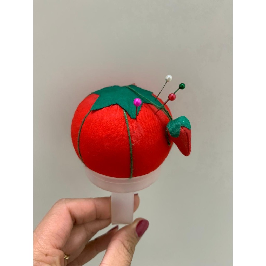 Alfineteira almofada de pulso (Tomate)