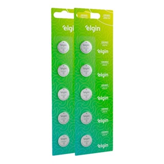 10 Baterias Pilha Moeda Cr2450 3v 2 Cartelas Brinquedo Elgin em Oferta na Shopee