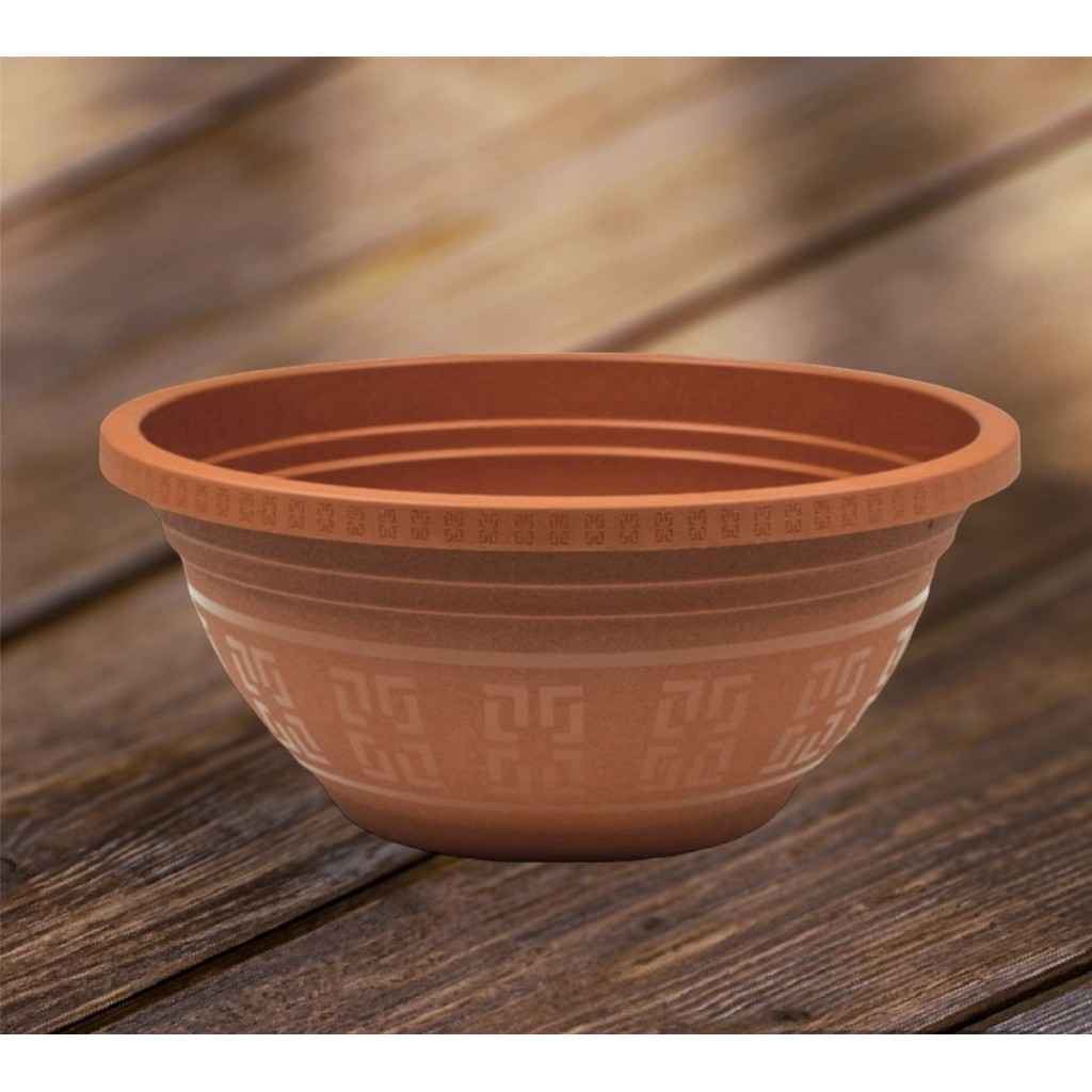 Kit 10 Vasos Plásticos Redondos Tacho 6L para Rosa do Deserto Pata de Elefante Plantas Jardinagem Resistente