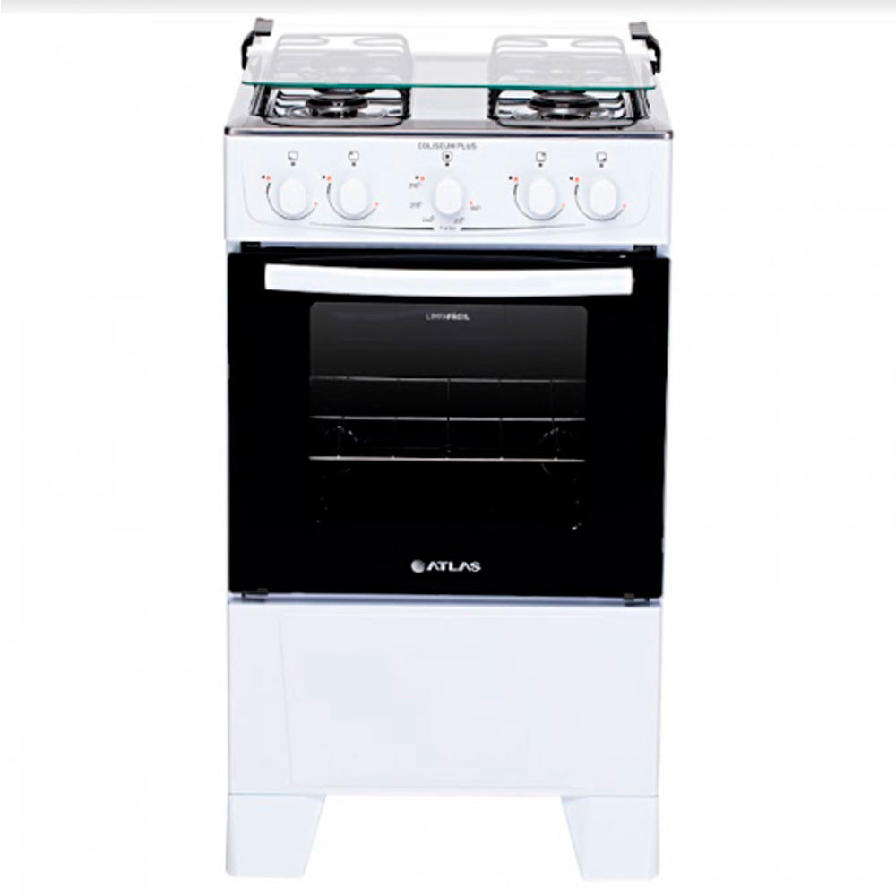 Fogão 4 Bocas Acendimento Manual Coliseum Plus Atlas em Oferta na Shopee