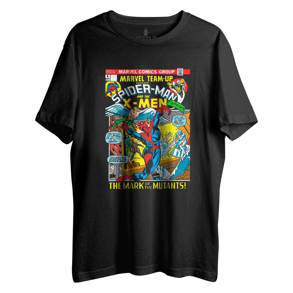 Camiseta Algodão Spider Man and The X-Men The Mark of the Mutants !MAYC