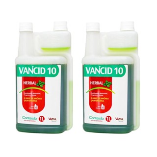 02 Desinfetante Bactericida Herbal Vancid 10 1 Litro Vansil em Oferta na Shopee