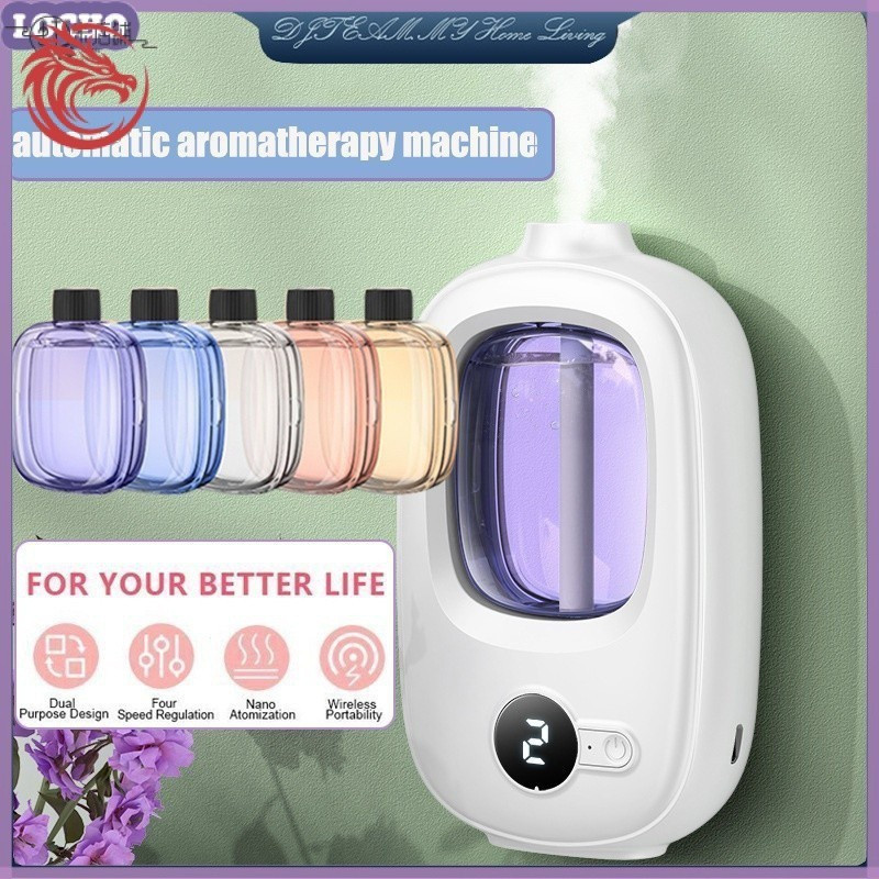 Difusor de Aroma de 4 Gears, Desumidificador Automático Sem Fio, Umidificador de Ar Fresco Sanitário, Óleo Essencial, Ar