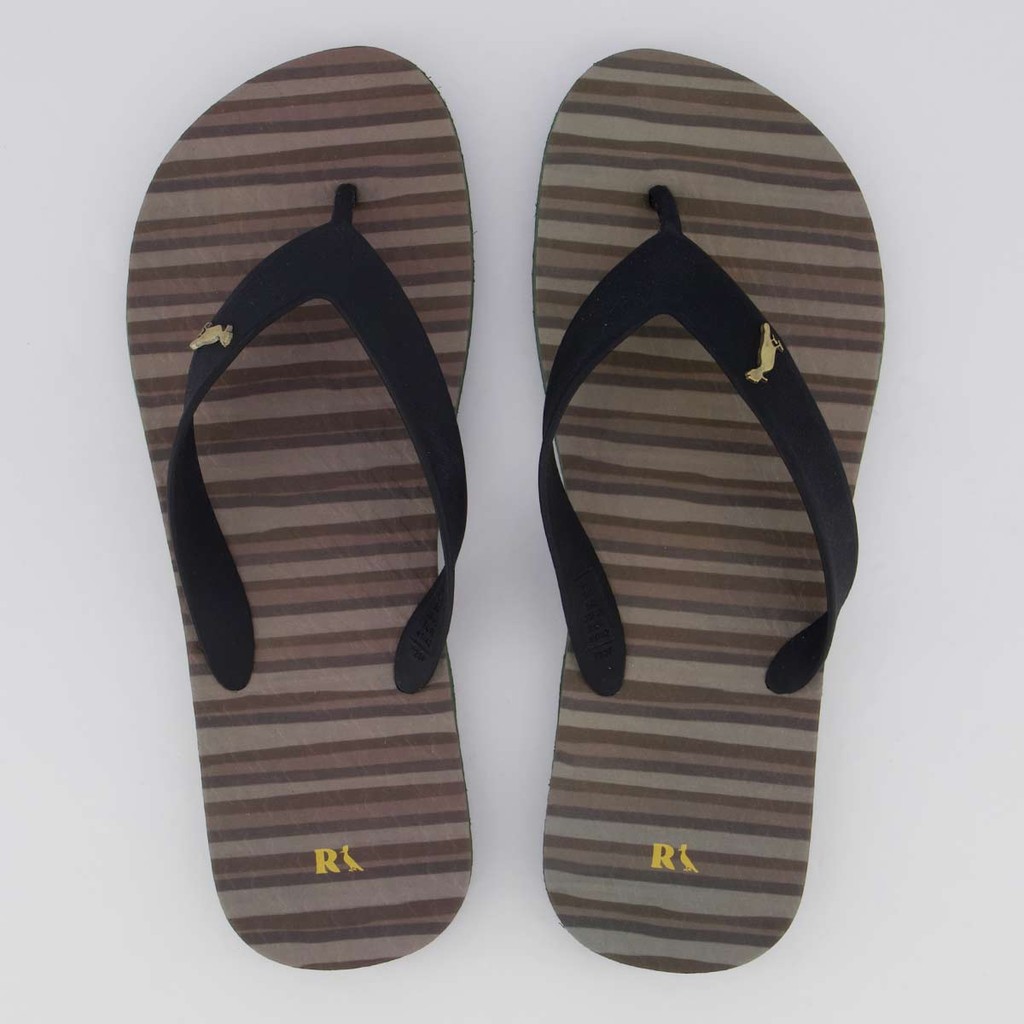 Chinelo Reserva Trancoso Listras Verde - Men Shoes