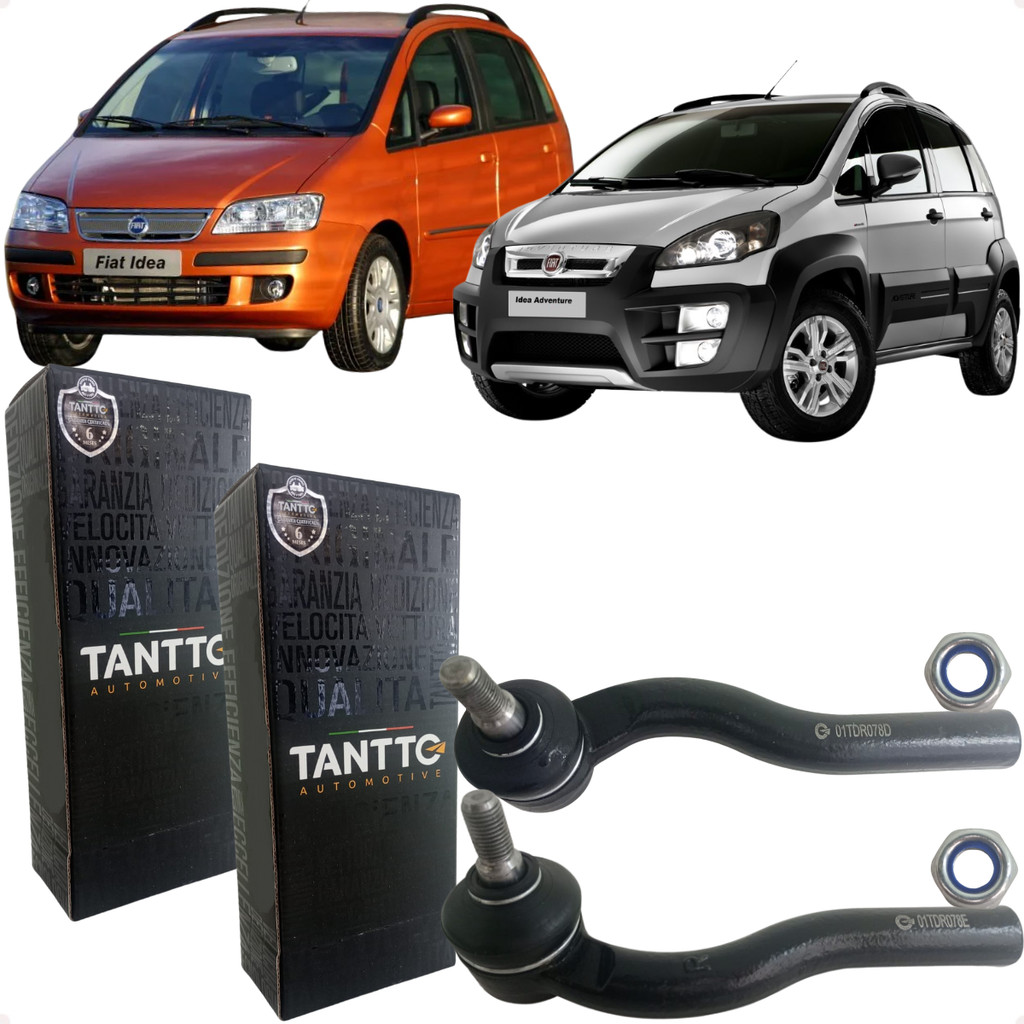 Par Terminal Direção Fiat Idea Elx Hlx Adventure Attractive Sporting Essence 1.4 1.6 1.8 2005 a 2016 em Oferta na Shopee