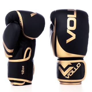 Luva de Boxe Muay Thai Kickboxing Training 12oz Dourada Vollo em Oferta na Shopee