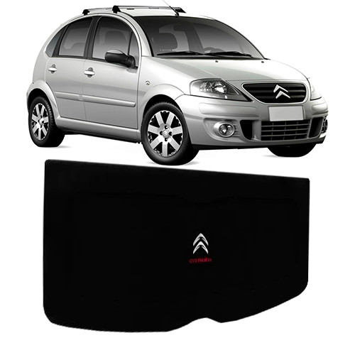 Tampão Porta Malas Citroen C3 2002 a 2012 R-Acoustic Bagagito Carpete Preto em Oferta na Shopee