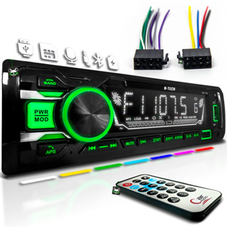 Rádio Som Automotivo C/ App SmartBt 2 Usb's Bluetooth SD Mp3 em Oferta na Shopee