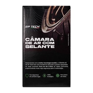 CAMARA AR GP TECH COM SELANTE B-18 4.10-18  / 100-90-18 / 120-80-18 / TORNADO / LANDER / XRE 300 em Oferta na Shopee