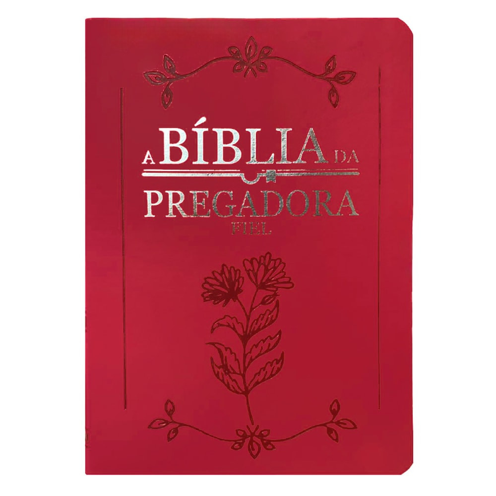 Bíblia da Pregadora Fiel | Full Color | ARC | Capa Luxo Vermelha - Books & Magazines