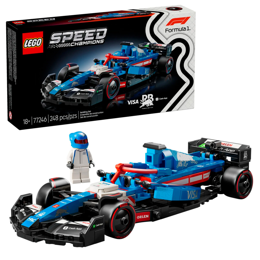 Formula 1 Redbull Speed Champions Visa Cash App Vcarb 77246 - LEGO