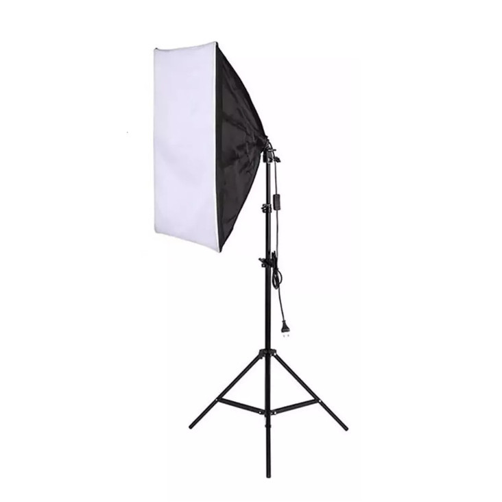 Softbox Luz contínua 50x70cm Soquete e27 - Kit com Tripé